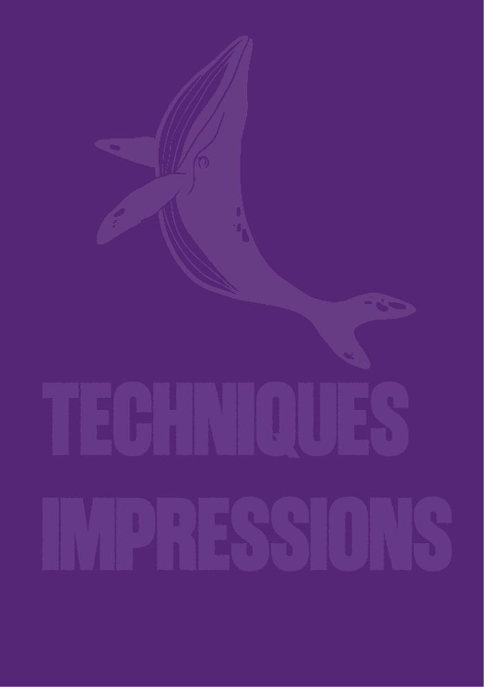 Brochure — Techniques d'impression