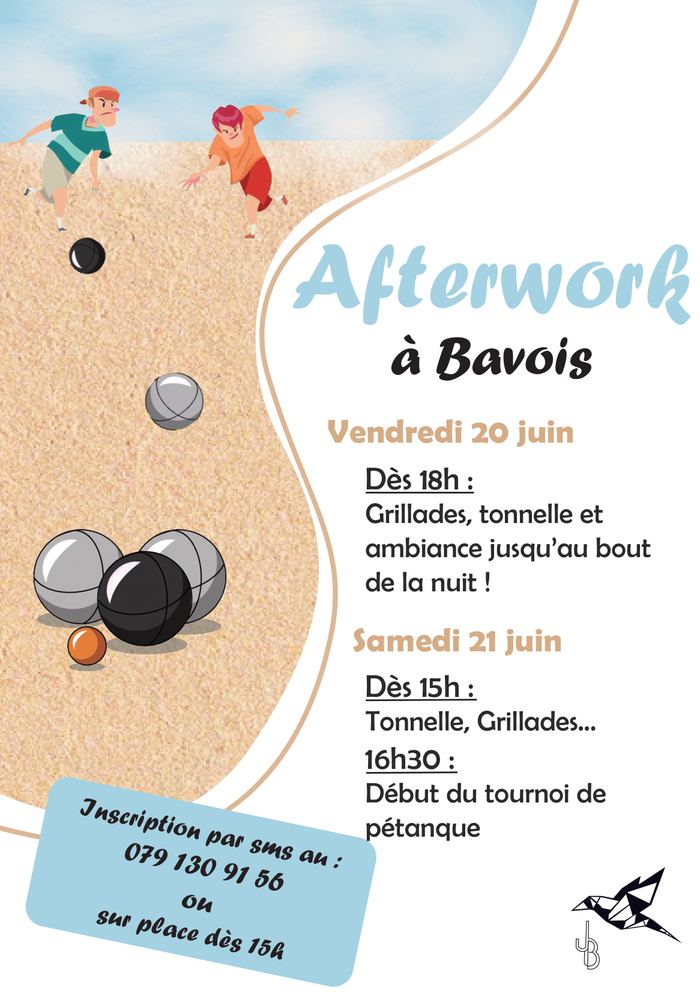 Afterwork à Bavois